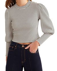 Boden - Sleeve Detail Ribbed Top - Lyst