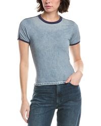 Rag & Bone - Miramar Track Baby T-Shirt - Lyst