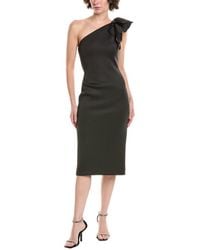 Jovani - One-Shoulder Scuba Cocktail Dress - Lyst
