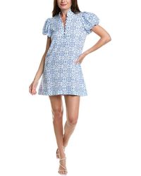 Sail To Sable - Linen-Blend Mini Dress - Lyst