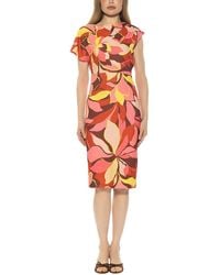 Alexia Admor - Althea Sheath Dress - Lyst