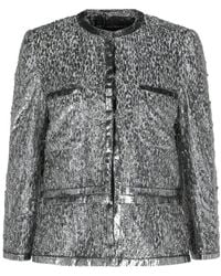 Givenchy - Animal Print Single-Breasted Jacket - Lyst