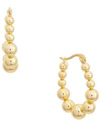 Juvell - 18K Plated Hoop Earrings - Lyst
