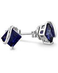 Rina Limor - 2.68 Ct. Tw. Lab-Grown Sapphire Stud Earrings - Lyst