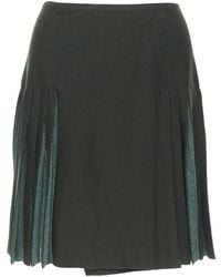 Alaïa - Alaïa Pleated Wrap Flared Skirt, Size Fr (Authentic Pre-Loved) - Lyst