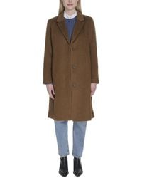 Cole Haan - Slick Wool-Blend Coat - Lyst