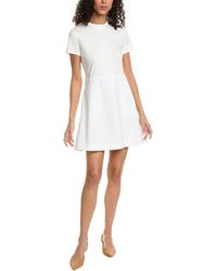 Theory - Combo T-shirt Dress - Lyst