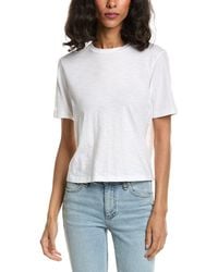 Theory - Crop Boyfriend T-Shirt - Lyst