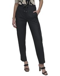 DKNY - Taffeta Cargo Pant - Lyst