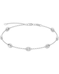Lab Grown Diamonds - 14K 1.50 Ct. Tw. Lab-Grown Diamond Station Bracelet - Lyst