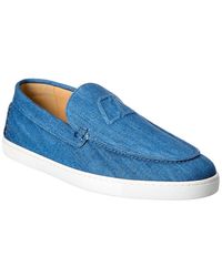Christian Louboutin - Varsiboat Denim Loafer - Lyst