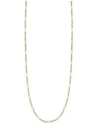 Ember Fine Jewelry - 14k Figaro Chain Necklace - Lyst