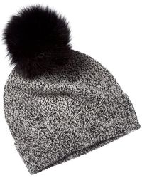 Sofiacashmere - Sofiacashmere Marl Cashmere Hat - Lyst