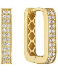 Forever Creations USA Inc. - Forever Creations 14k 0.60 Ct. Tw. Diamond Hoops - Lyst