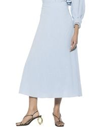 Alexia Admor - Brilyn Linen-Blend Maxi Skirt - Lyst