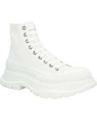 McQueen - Canvas Tread Slick Boot, Never Worn (Authentic Pre- Loved) - Lyst