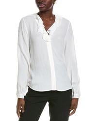 Brooks Brothers - Ruffle Blouse - Lyst