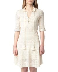 Zadig & Voltaire - Memphisa Pointelle Dress - Lyst