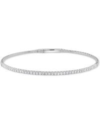 Sabrina Designs - 14k 0.96 Ct. Tw. Diamond Flexible Bangle Bracelet - Lyst