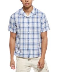 Vince - Cabana Linen-Blend Shirt - Lyst