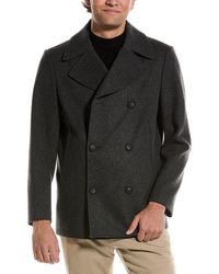 Cole Haan - Wool-Blend Coat - Lyst