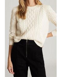 Reiss - Amelie Wool & Alpaca-blend Sweater - Lyst