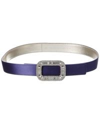 Roger Vivier - Satin Belt - Lyst