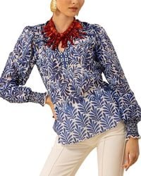 Hale Bob - Silk-Blend Cheyenne Blouse - Lyst
