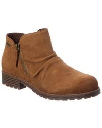 Clarks - Nissini Top Wp Suede Bootie - Lyst