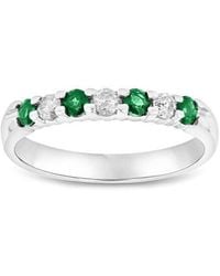 Diana M. Jewels - Fine Jewelry 14k 0.35 Ct. Tw. Diamond & Emerald Ring - Lyst