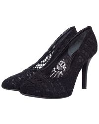 Dolce & Gabbana - Cotton Lace Pump (Authentic Pre-Loved) - Lyst