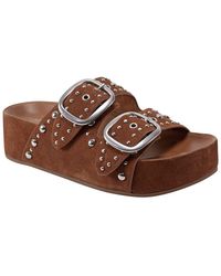 Marc Fisher - Sayge Suede Sandal - Lyst