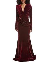 Issue New York - Velvet High-Low Gown - Lyst