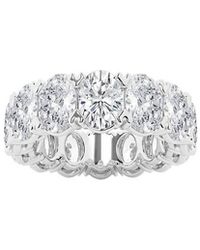 Lab Grown Diamonds - Platinum 10.00 Ct. Tw. Lab Grown Diamond Eternity Ring - Lyst