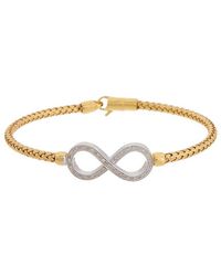 Meshmerise - 18K Over 0.25 Ct. Tw. Diamond Mesh Bangle Bracelet - Lyst