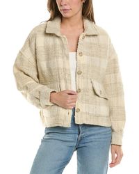 Saltwater Luxe - Plaid Wool-blend Jacket - Lyst
