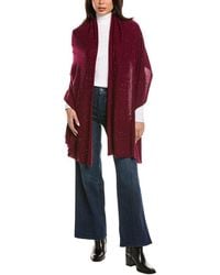 Sofiacashmere - Sofiacashmere Lightweight Sequin Wool & Cashmere-Blend Wrap - Lyst