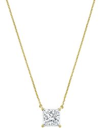 Diana M. Jewels - Diana M. 14K 4.00 Ct. Tw. Lab-Grown Diamond Pendant Necklace - Lyst