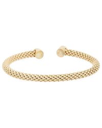 Meshmerise - Mesh 0.20 Ct. Tw. Diamond Bangle Bracelet - Lyst