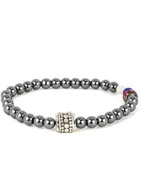 jean claude - Gemstone Crystal American Pride Stretch Bracelet - Lyst