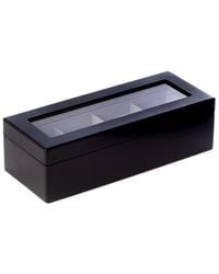 Bey-berk - Wood 4-Watch Box With Glass Top - Lyst