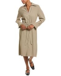 Vince - Belted Shirtdress - Lyst