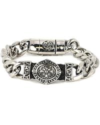 jean claude - Stainless Steel Swirl Bracelet - Lyst