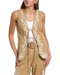Hemant & Nandita - Linen-Blend Vest - Lyst