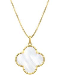 Gabi Rielle - Femme Felling 14K Plated 26Mm Pearl Stackable Necklace - Lyst