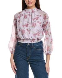Brook + Lynn - Floral Top - Lyst