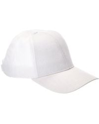 Vince - Embroidered Linen Baseball Cap - Lyst