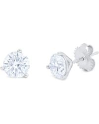 Diana M. Jewels - Diana M. Fine Jewelry 14K 2.00 Ct. Tw. Lab Grown Diamond Studs - Lyst