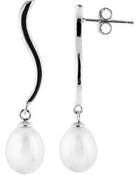Splendid 14k 7-8mm Freshwater Pearl Drop Earrings - Black