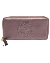 Gucci - Leather Soho Continental Wallet (Authentic Pre-Owned) - Lyst
